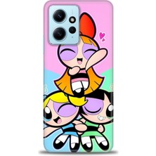 Kılıf Evreni Xiaomi Redmi Note 12 4g Hd Baskılı Kılıf + Seramik Tam Kaplayan Ekran Koruyucu 130