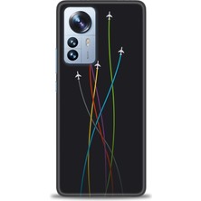 Kılıf Evreni Xiaomi Mi 12 Kılıf Hd Baskılı Kılıf + Seramik Tam Kaplayan Ekran Koruyucu 385