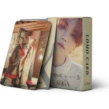 Bts Suga '' Me, Myself, & '' Çift Yön Baskılı Lomo Card Seti