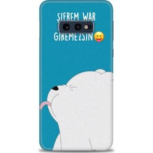 Kılıf Evreni Samsung Galaxy S10E Hd Baskılı Kılıf + Seramik Tam Kaplayan Ekran Koruyucu 152