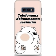 Kılıf Evreni Samsung Galaxy S10E Hd Baskılı Kılıf + Seramik Tam Kaplayan Ekran Koruyucu 158