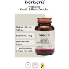 Barbaris Keratin Biotin Complex 60 Capsules
