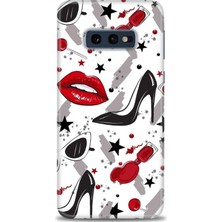 Kılıf Evreni Samsung Galaxy S10E Uyumlu A+ Plus Kılıf + SERAMİK KIRILMAZ EKRAN KORUYUCU 416