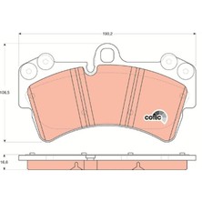 Fren Balatası Ön Q7 Toureg