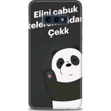 Kılıf Evreni Samsung Galaxy S10E Hd Baskılı Kılıf + Seramik Tam Kaplayan Ekran Koruyucu 156
