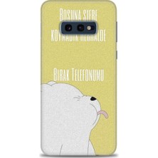 Kılıf Evreni Samsung Galaxy S10E Hd Baskılı Kılıf + Seramik Tam Kaplayan Ekran Koruyucu 151