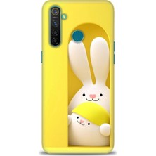 Kılıf Evreni Realme 5 Pro Kılıf Hd Baskılı Kılıf + Seramik Tam Kaplayan Ekran Koruyucu 72