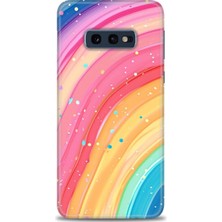 Kılıf Evreni Samsung Galaxy S10E Hd Baskılı Kılıf + Seramik Tam Kaplayan Ekran Koruyucu 415