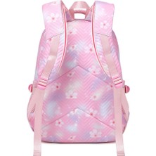 Lilo Stitch Zarif Çiçek Moda Kadın Sırt Çantası Kadın Taşınabilir Su Geçirmez Seyahat Çantası Genç Kız Öğrenciler Sırt Çantası Mochila (Yurt Dışından)