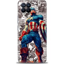 Kılıf Evreni Realme 8 Kılıf Hd Baskılı Kılıf + Seramik Tam Kaplayan Ekran Koruyucu 91