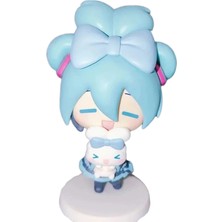 Anime Hatsune Miku Bebek Cinnamoroll Bebek Miku Sevimli Aksiyon Figürü Q Versiyonu Bebek Modeli Pvc Masaüstü Süsleri Oyuncak (Yurt Dışından)