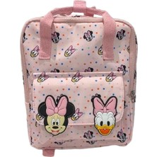 "disney Mickey Mouse Çizgi Film Moda Sırt Çantası Kadın Minnie Tuval Okul Çantası Moda Büyük Kapasiteli Sırt Çantası Kızlar Mochila " (Yurt Dışından)