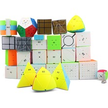 Qiyi Serisi Sihirli Küp Qy Özel Şekilli Qıyı 2x2 3x3 4x4 5x5 Puzzle Çocuk Oyuncakları Hediye Pyraminx Skewb Cubo Magico (Yurt Dışından)