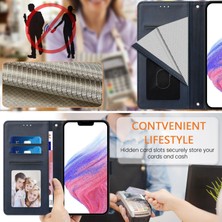 Tecno Camon 40 Pro 4g Flip Book Deri Cüzdan Çapraz Askılı Bileklik Bileklik Rfıd Engelleme Kılıfı (Yurt Dışından)