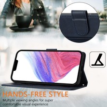 Tecno Camon 40 Pro 4g Flip Book Deri Cüzdan Çapraz Askılı Bileklik Bileklik Rfıd Engelleme Kılıfı (Yurt Dışından)