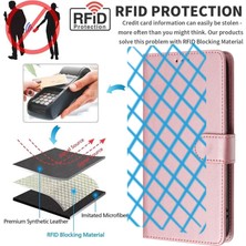 Infınıx Zero 40 Flip Book Deri Cüzdan Çapraz Askılı Bileklik Bileklik Rfıd Engelleme Kılıfı (Yurt Dışından)