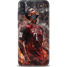 Samsung Galaxy A11 Hd Baskılı Kılıf + Seramik Tam Kaplayan Ekran Koruyucu 8