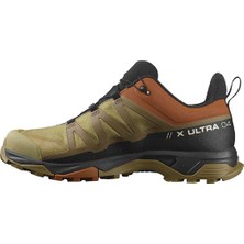 Salomon X Ultra 4 Gtx L4768520028 Erkek Outdoor Ayakkabı - Haki-Turuncu