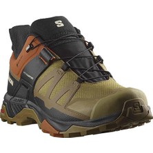 Salomon X Ultra 4 Gtx L4768520028 Erkek Outdoor Ayakkabı - Haki-Turuncu