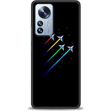 Xiaomi Mi 12 Kılıf Hd Baskılı Kılıf + Seramik Tam Kaplayan Ekran Koruyucu 389
