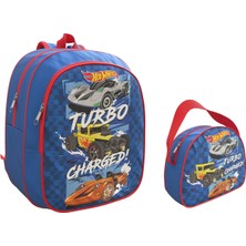 Hot Wheels Lisanslı Beslenmeli  Ilkokul Sırt Çantası Seti