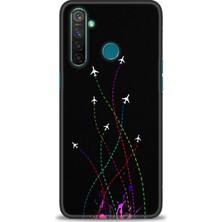 Realme 5 Pro Kılıf Hd Baskılı Kılıf + Seramik Tam Kaplayan Ekran Koruyucu 388