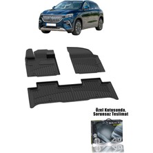 Sahler Togg T10X 2023-2025 Uyumlu 4.5D PRO Premium Havuzlu Oto Paspas- Togg T10X