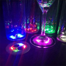 Işıklı Yapışkanlı Bardak Altı Aparatı Ledli 3 Modlu