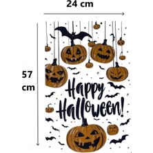 Halloween Temalı Balkabaklı Duvar Sticker Seti