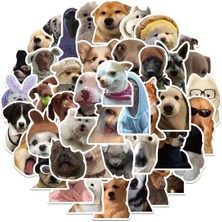 Sevimli Köpek Çıkartmaları Laptop Notebook Tablet Sticker Seti
