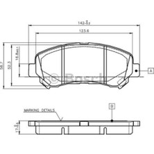 Nissan X-Trail Fren Balatası Ön 08-11 () [0986494501]