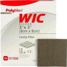 PolyMem 1333 - PolyMem Wic Silver - Gümüşlü Yara Dolgusu 8X8 cm