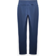 Koton Yüksek Bel Slim Fit Interlok Spor Tayt