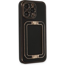 Newface Iphone 13 Pro Max Kılıf Coco Elit Kapak - Siyah Zrnet
