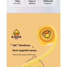 Küçük Sarı Ördek Karikatür Katlanır Boyunlu USB Fan (Yurt Dışından)