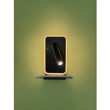 LED Duvar Lambası – Telefon Standlı ve Type-C Girişli Aplik