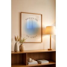 Aura Serisi Ahşap Çerçeveli Poster, Tablo NO:150