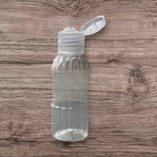 Kayapet Şişe 100 Adet Fliptop Kapaklı Cam Pet Şişe 50 ml
