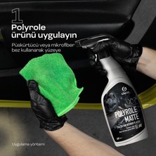Grass Polyrole Matte Mat Oto Parlatıcı Sprey Vanilyalı 300ml - Torpido, Plastik & Deri için Toz Tutmayan Parlaklık