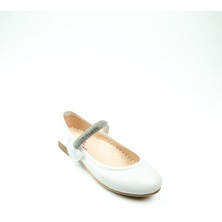 Minican 10005 Beyaz Kız Çocuk Babet