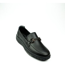 Voyager 078 Siyah Deri Kadın Günlük Ayakkabı