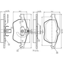 BOS-0986424360 0986TB2017 Ön Balata Vectra B.2.0ı.2.5ı ...