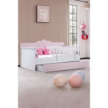 Yavrulu Karyola, Flower Yavrulu Montessori Karyola - Pembe