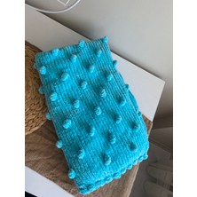 Peluş Örgü Bebek Battaniyesi