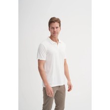 Cazador Polo Yaka Regular Fit Örme Dokulu Tişört