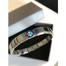 Erkek Kadın Çelik Bileklik - Alfa Romeo Logo Model Italy Nomi Charm • Sevgiliye • Eşe • Babaya