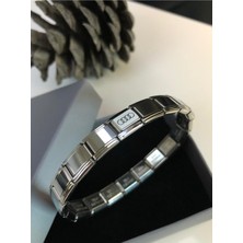 Erkek Kadın Çelik Bileklik - Audi Logo Model Italy Charm Nomi • Sevgiliye • Eşe • Babaya