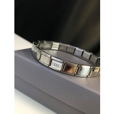 Erkek Kadın Çelik Bileklik - Audi Logo Model Italy Charm Nomi • Sevgiliye • Eşe • Babaya
