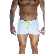 Erkek Beyaz Mini Mayo Short