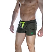 Erkek Yeşil Mini Mayo Short